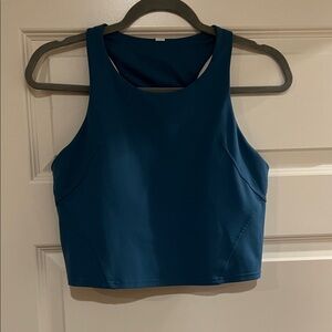 lululemon athletica Blue Crop Top